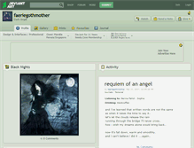 Tablet Screenshot of faeriegothmother.deviantart.com