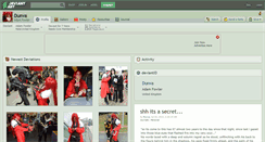 Desktop Screenshot of dunva.deviantart.com