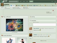 Tablet Screenshot of poranna.deviantart.com