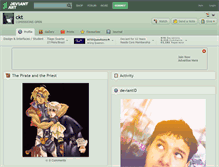 Tablet Screenshot of ckt.deviantart.com