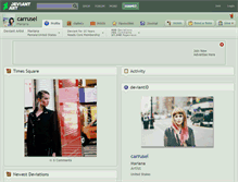 Tablet Screenshot of carrusel.deviantart.com