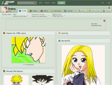 Tablet Screenshot of draina.deviantart.com