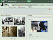 Tablet Screenshot of jirku.deviantart.com