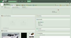 Desktop Screenshot of dav1d2k11.deviantart.com