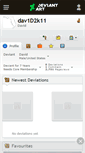 Mobile Screenshot of dav1d2k11.deviantart.com