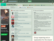 Tablet Screenshot of conjoined-club.deviantart.com