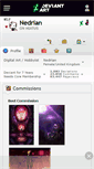 Mobile Screenshot of nedrian.deviantart.com