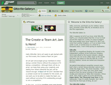 Tablet Screenshot of glitzville-gallery.deviantart.com