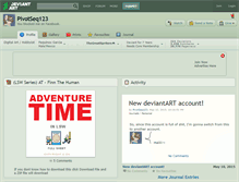 Tablet Screenshot of pivotseq123.deviantart.com