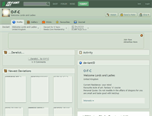 Tablet Screenshot of o-f-c.deviantart.com