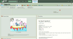 Desktop Screenshot of doggyartist.deviantart.com