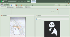 Desktop Screenshot of domino56.deviantart.com