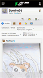 Mobile Screenshot of domino56.deviantart.com