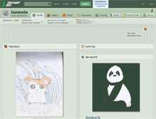Tablet Screenshot of domino56.deviantart.com