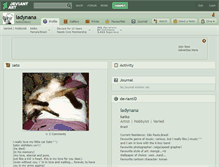 Tablet Screenshot of ladynana.deviantart.com