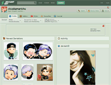 Tablet Screenshot of cicuskamarichu.deviantart.com