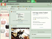 Tablet Screenshot of akunomusume-lovers.deviantart.com