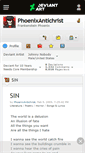 Mobile Screenshot of phoenixantichrist.deviantart.com