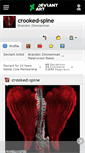 Mobile Screenshot of crooked-spine.deviantart.com