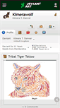 Mobile Screenshot of kimerawolf.deviantart.com