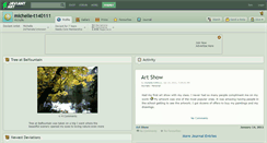 Desktop Screenshot of michelle-t140111.deviantart.com
