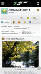 Mobile Screenshot of michelle-t140111.deviantart.com
