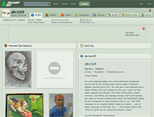 Tablet Screenshot of dlh1029.deviantart.com
