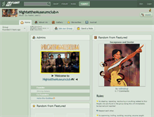 Tablet Screenshot of nightatthemuseumclub.deviantart.com