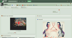 Desktop Screenshot of ingloss.deviantart.com