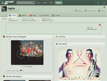 Tablet Screenshot of ingloss.deviantart.com