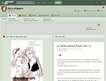 Tablet Screenshot of nalu-shippers.deviantart.com