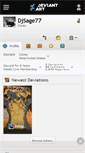 Mobile Screenshot of djsage77.deviantart.com