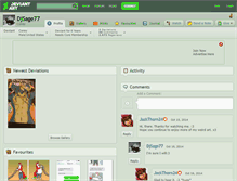 Tablet Screenshot of djsage77.deviantart.com
