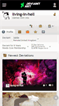 Mobile Screenshot of living-in-hell.deviantart.com