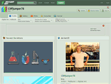 Tablet Screenshot of cliffjumper78.deviantart.com