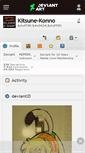 Mobile Screenshot of kitsune-konno.deviantart.com