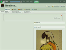 Tablet Screenshot of kitsune-konno.deviantart.com
