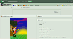 Desktop Screenshot of necroprower.deviantart.com