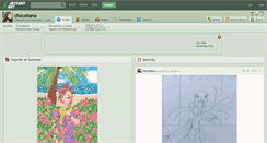 Desktop Screenshot of chocobana.deviantart.com