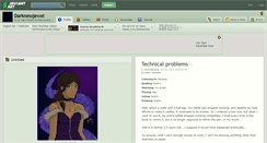 Desktop Screenshot of darknessjewel.deviantart.com