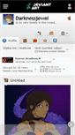 Mobile Screenshot of darknessjewel.deviantart.com