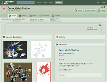 Tablet Screenshot of genocidebb-shadow.deviantart.com