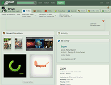 Tablet Screenshot of bryyo.deviantart.com
