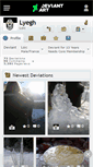 Mobile Screenshot of lyegh.deviantart.com