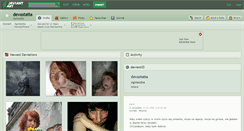 Desktop Screenshot of devastatia.deviantart.com