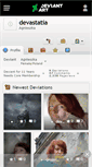 Mobile Screenshot of devastatia.deviantart.com