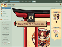 Tablet Screenshot of pokimono.deviantart.com