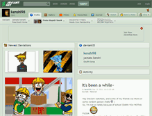 Tablet Screenshot of kenshi98.deviantart.com