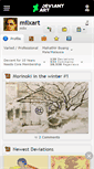 Mobile Screenshot of milxart.deviantart.com
