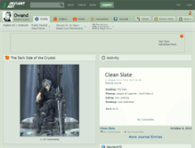 Tablet Screenshot of owand.deviantart.com